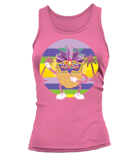 Pineapple Mardi Gras New Orleans Louisiana Tank top Woman