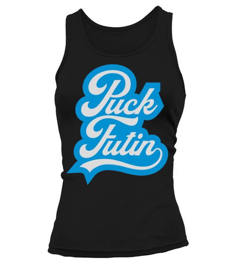 puck futin logo design Tank top Woman