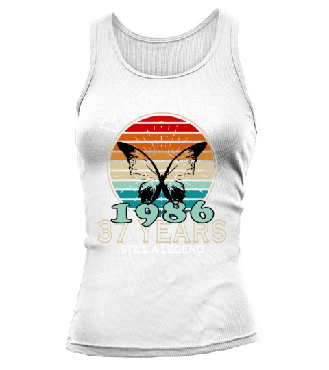 Retro Birthday Year Vintage 1986 Tank top Woman