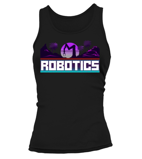 Robot Robotics Engineer Retro Tank top Woman