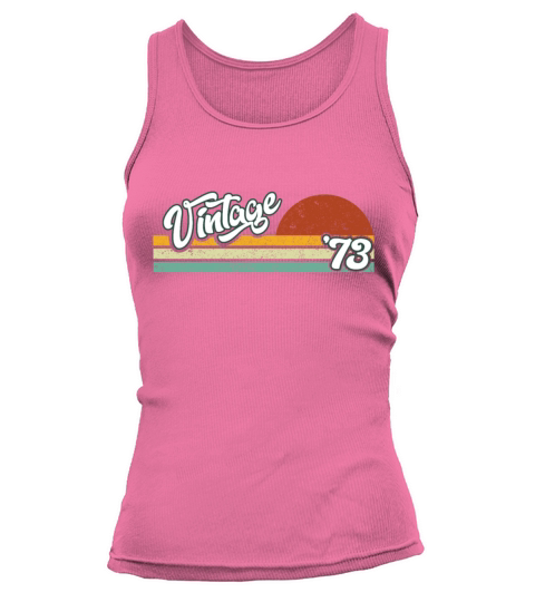 Vintage 1973 49th Birthday Made in 1973 Born 1973 Tank top Woman