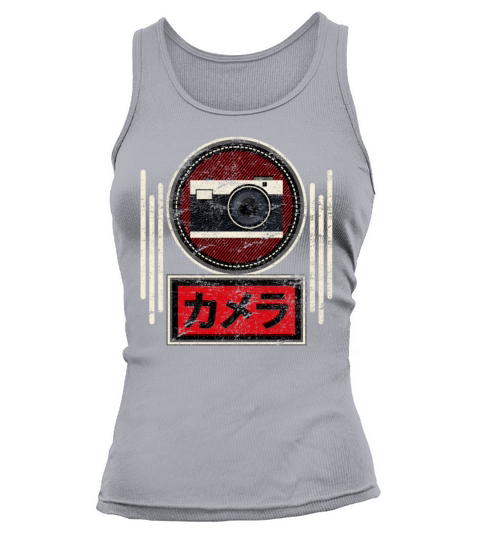Vintage Japanese Analog SLR Camera Film Retro Phot Tank top Woman