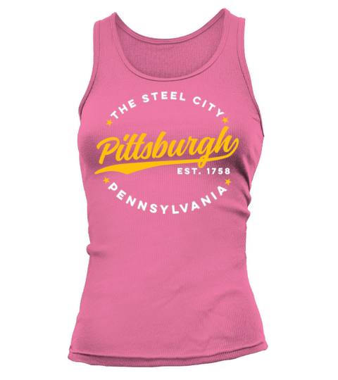 Vintage Pittsburgh Pennsylvania The S l City Yello Tank top Woman