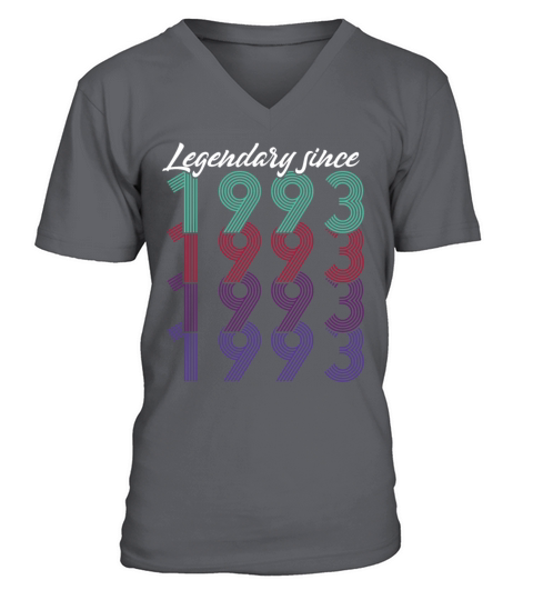 30th birthday vintage 1993 legendary since 1993 V-Neck T-shirt