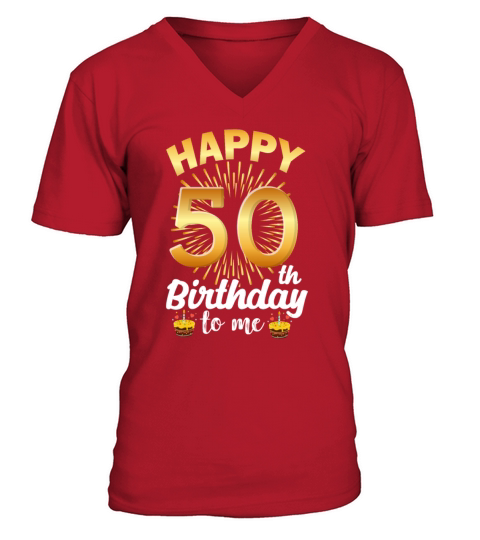50th birthday 50 years old Dad Mom Gift Shirt V-Neck T-shirt