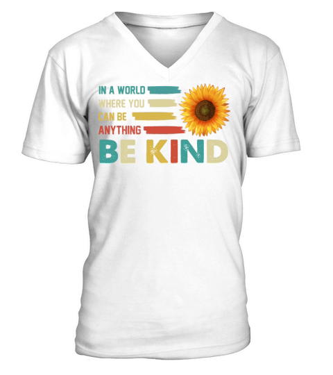 A World Where You Can Be Anything Vintage V-Neck T-shirt