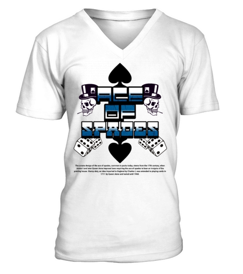 Ace Of Spades V-Neck T-shirt