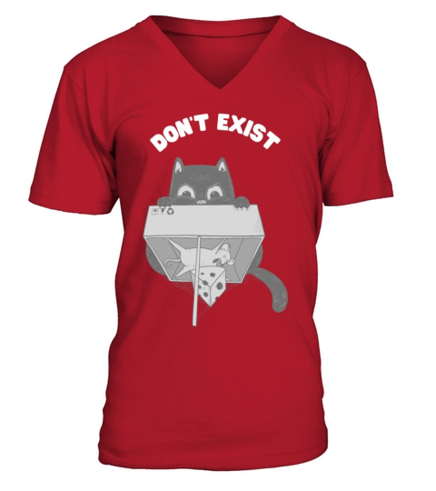 Cat Mouse Jokes Don t exist V-Neck T-shirt