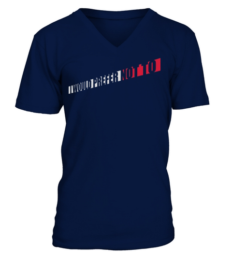 I prefer not to V-Neck T-shirt
