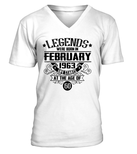 Legendary since February 1963 Legend Vintage V-Neck T-shirt