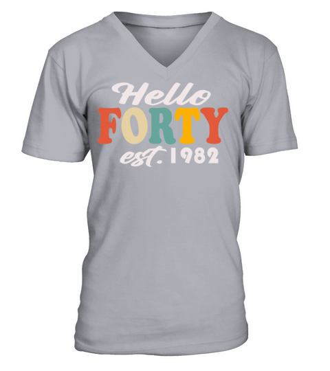 Original 1982 vintage born birthday gift V-Neck T-shirt