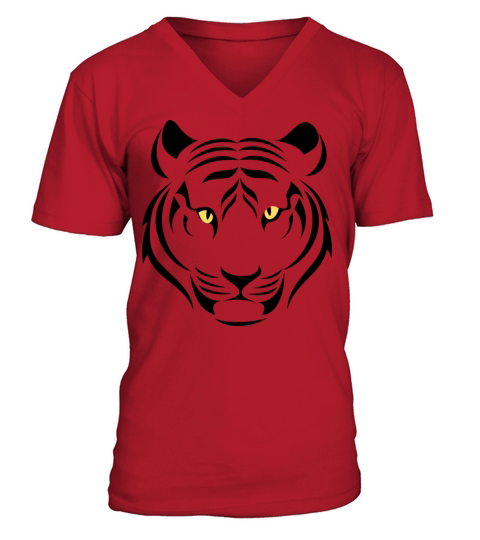 tiger Head Essential V-Neck T-shirt
