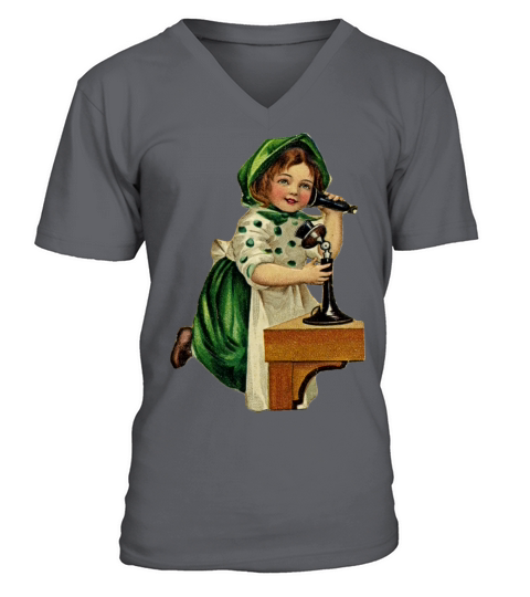 Vintage St Patricks Day V-Neck T-shirt