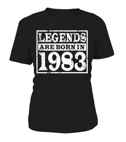 40th birthday vintage 1983 legends born in 1983 Women's T-Shirt