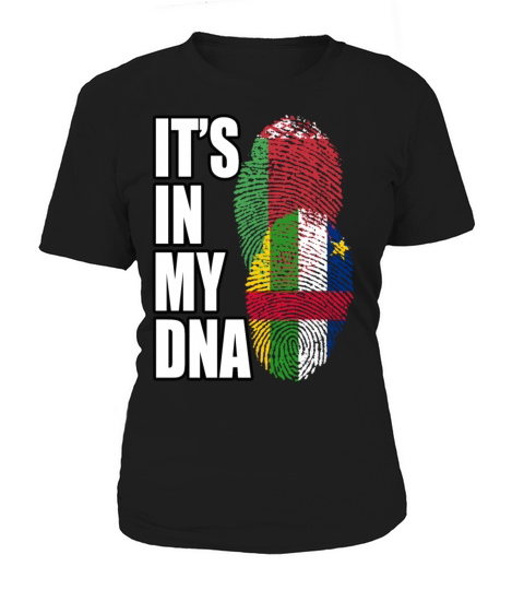 Belarusian And Central African Mix Heritage DNA Fl Women's T-Shirt