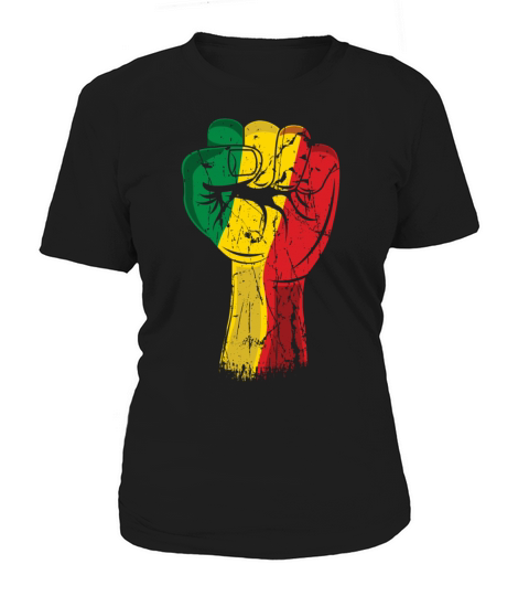 Black Fist Movement Pride Black History Month Women's T-Shirt