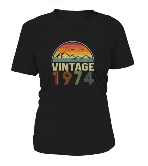 Classic Vintage 1974 Birthday Gift Idea Women's T-Shirt