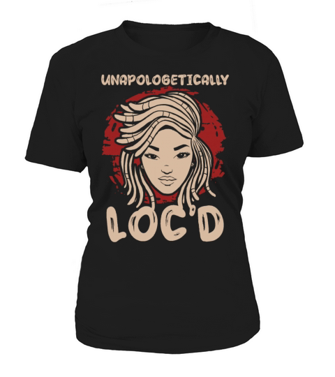 Locd Up Afro Hair Black American African Girl Women's T-Shirt