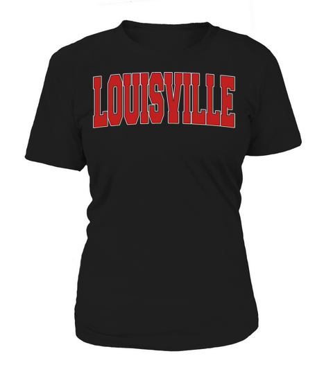 Louisville Ky Kentucky Varsity Style Usa Vintage S Women's T-Shirt
