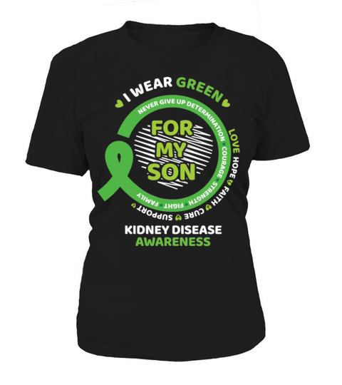 March Wear Green Son Kidney Disease Awareness Women's T-Shirt