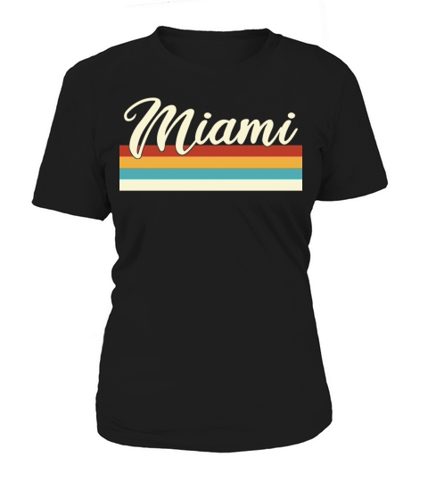 Miami - Florida - Retro - Vintage - United States Women's T-Shirt