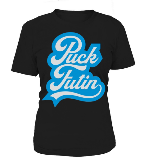 puck futin logo design Women's T-Shirt