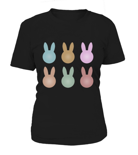 Vintage Easter Office Outfit Retro Easter Bunny Women's T-Shirt