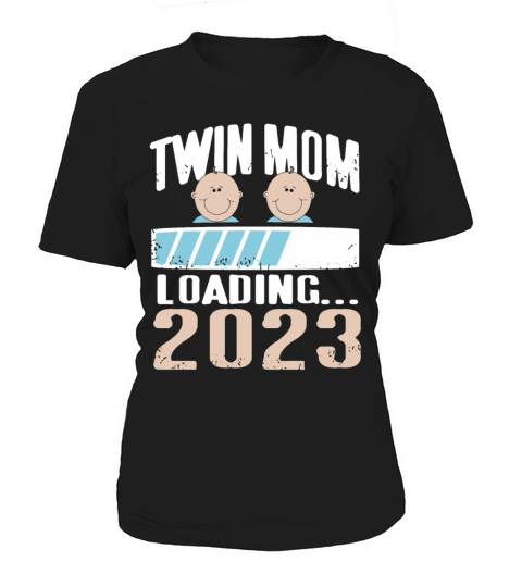 Womens Twin Mama Twin Mom to Be Pregnancy Women's T-Shirt