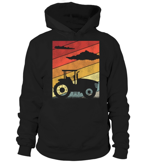 Farming Farmer Retro Vintage Hoodie Unisex