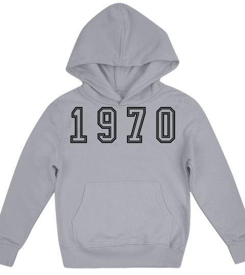 1970 Year Number Kids Hoodie