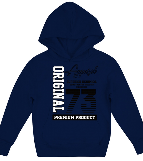 1973 Vintage Birthday Vintage Gift Retro Kids Hoodie