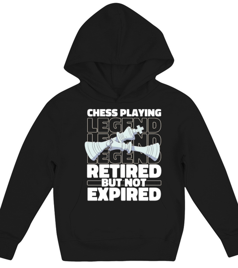 Chess Retired Kids Hoodie
