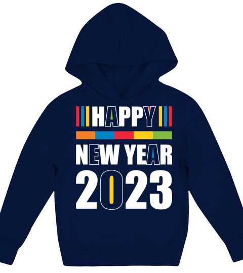 Happy New Year 2023 Kids Hoodie