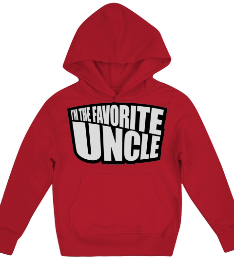 im the favorite uncle Kids Hoodie