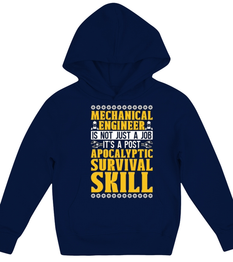 Mechanical Engineer Is Not Just Aircraft Mechanic Kids Hoodie