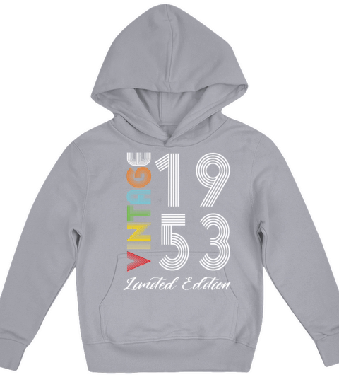 Vintage 1953 Vintage Birthday Retro Vintage Kids Hoodie
