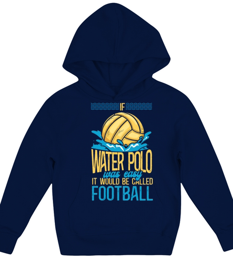 Water Polo Vintage If Water Polo Kids Hoodie