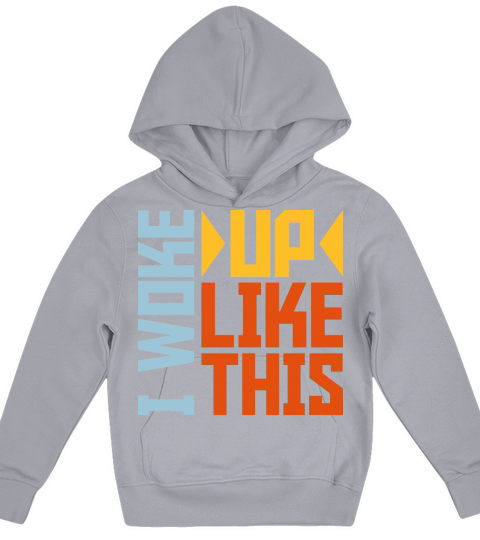 woke up like this Kids Hoodie