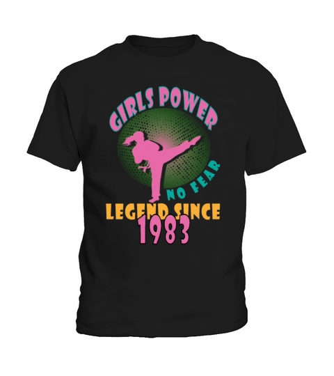 1983 vinatge Girls Power Birthday Kids T-Shirt
