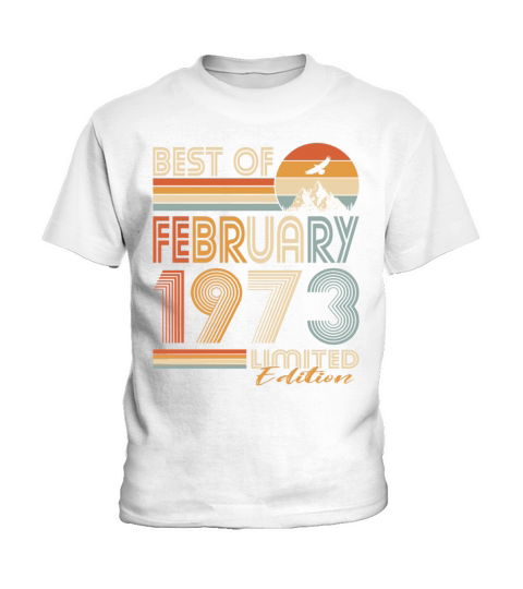 50th birthday vintage 1973 best of 1973 Kids T-Shirt