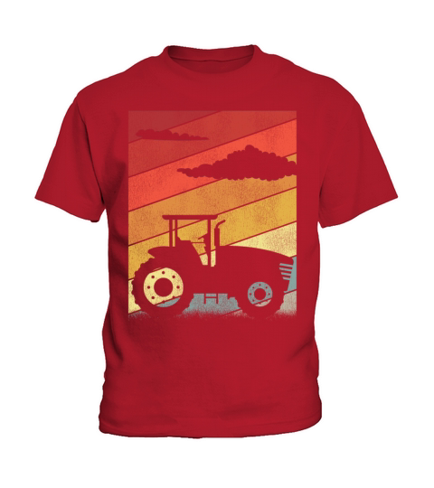 Farming Farmer Retro Vintage Kids T-Shirt