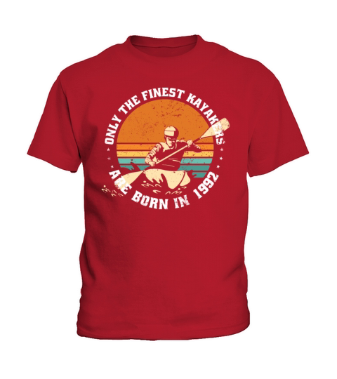 Kayak-Rafting KAYAKER Vintage 1992 Birthday Kids T-Shirt