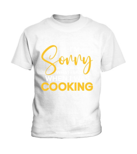 Kitchen Chef Quote Gift Funny Cooking Kids T-Shirt