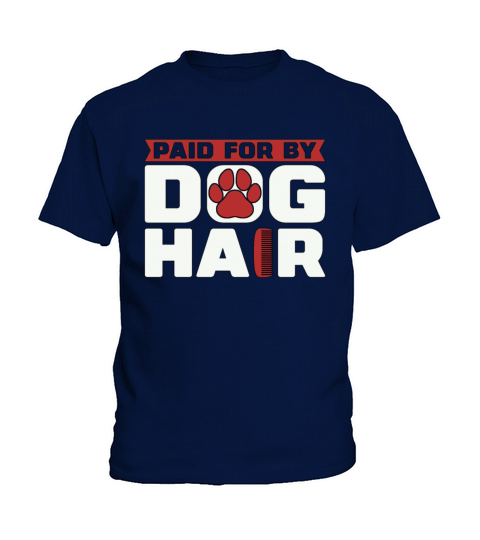Pet Groomer Paid For By Fur Animal Stylist Groomer Kids T-Shirt