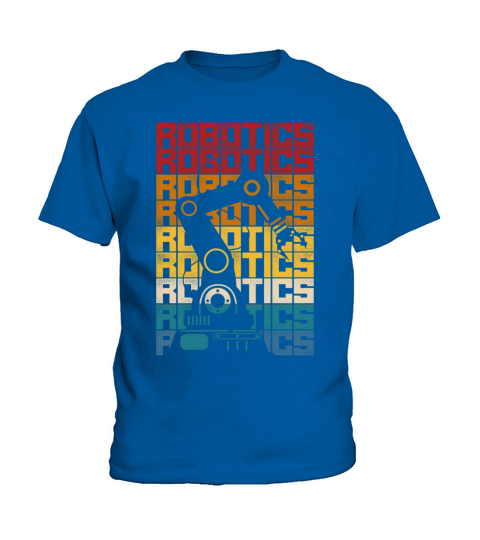 Robot Robotics Engineer Retro Kids T-Shirt