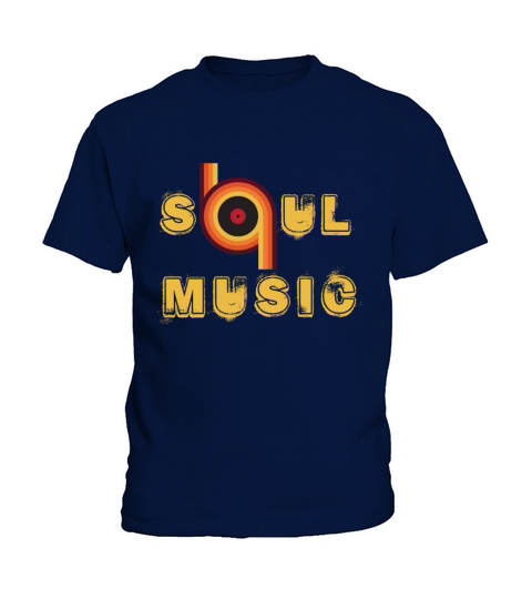 Soul music vintage record Afro Soul music sheet mu Kids T-Shirt