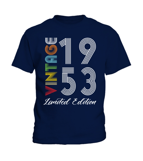 Vintage 1953 Vintage Birthday Retro Vintage Kids T-Shirt