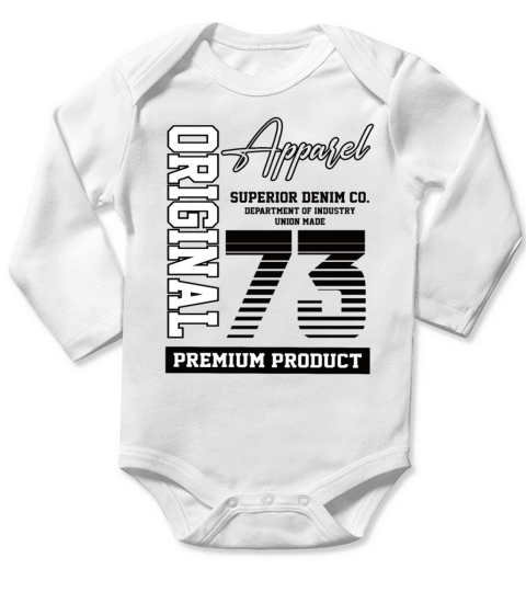 1973 Vintage Birthday Vintage Gift Retro Long Sleeve Baby One-Piece