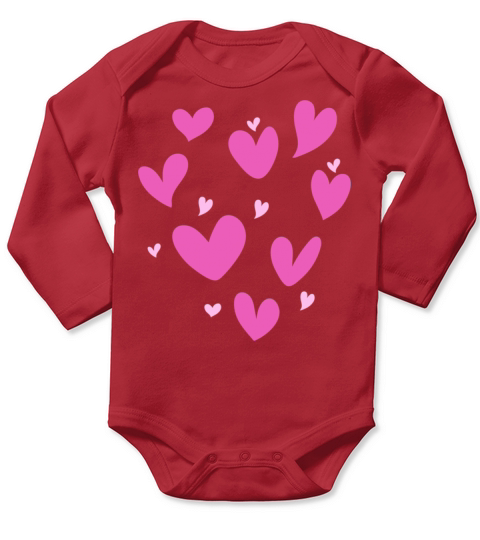 Best Valentine Day shirt Gift for men and women Long Sleeve Baby One-Piece