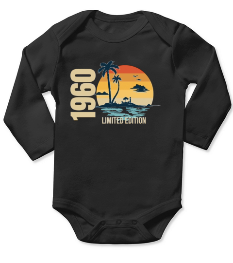 Birthday Limited Edition 1960 Long Sleeve Baby One-Piece